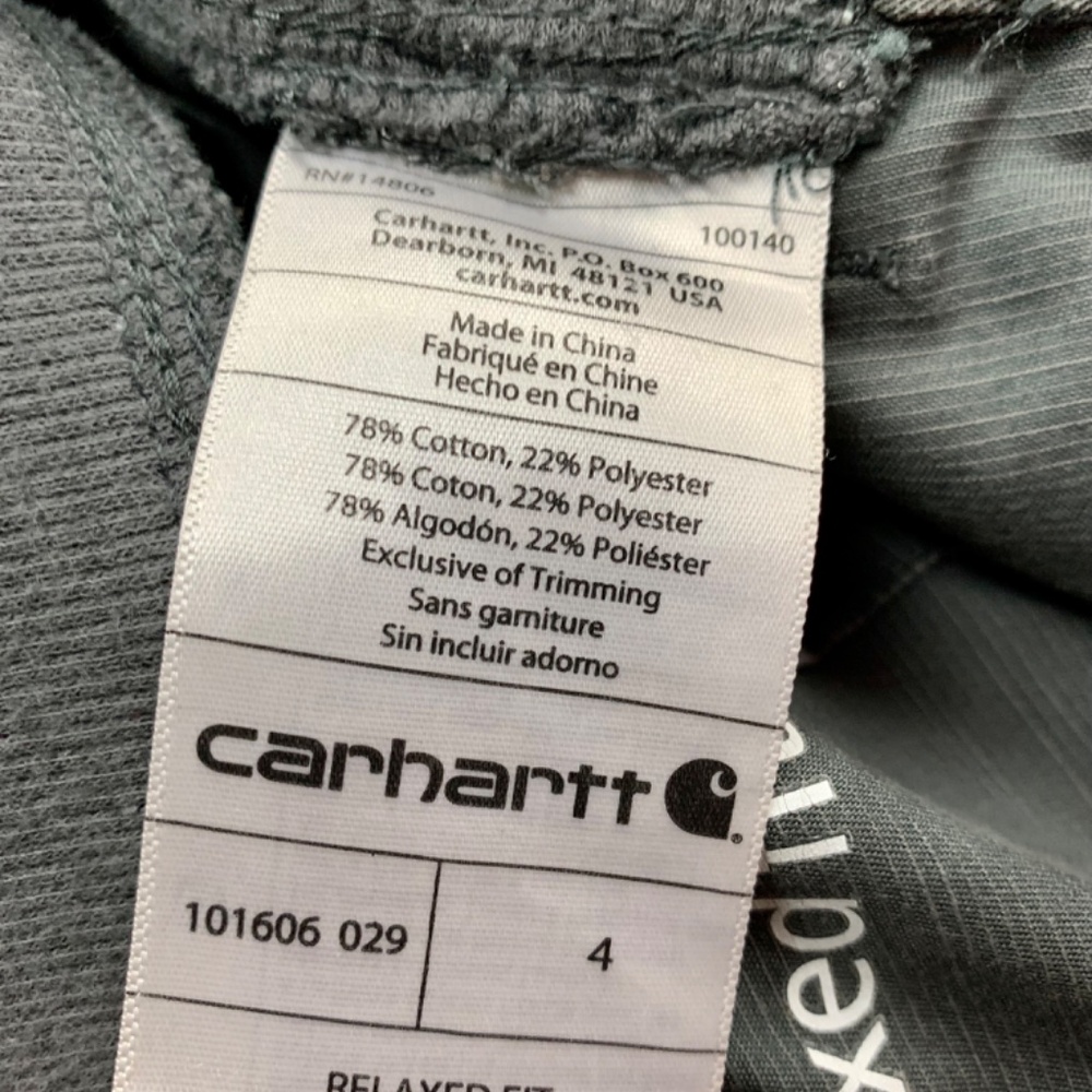 WOMENS CARHART RELAXED FIT CARGO SHORT - Picture 3 of 4